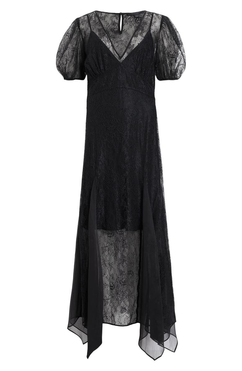 AllSaints Rayna Lace Dress, Alternate, color, 