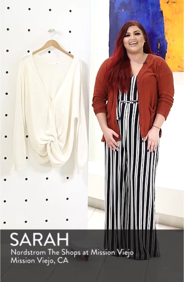 Twist Front Sweater, sales video thumbnail