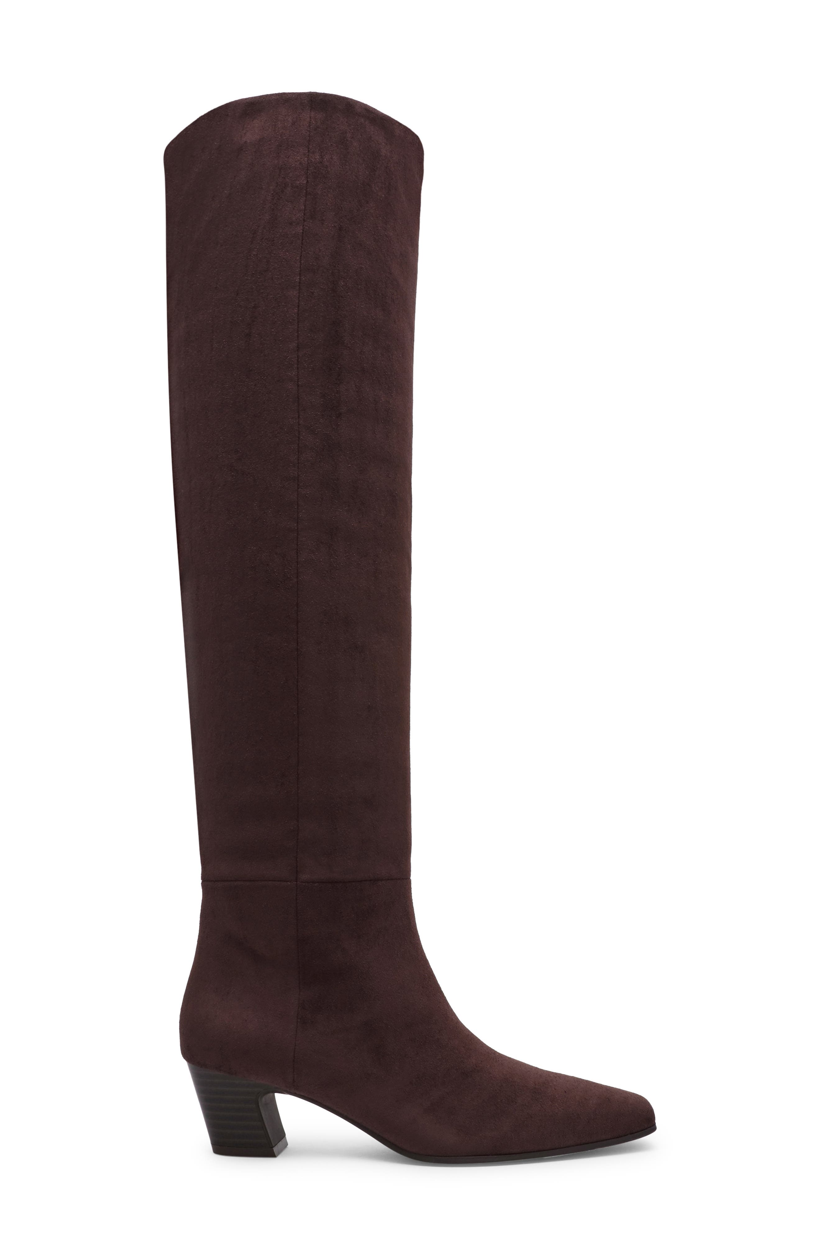 DV by Dolce Vita Stryker Knee High Boot, Alternate, color, Dark Brown