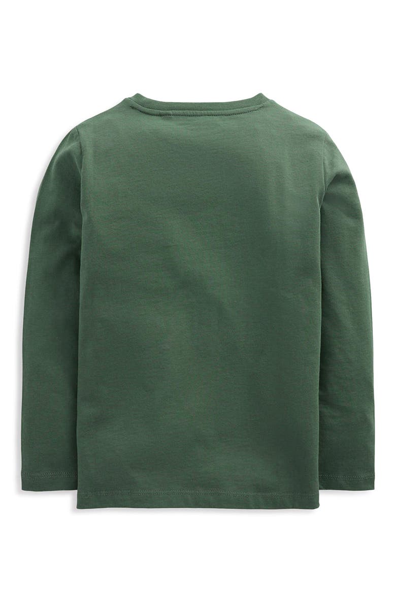 Kids' Glow in the Dark Long Sleeve Graphic T-Shirt, Alternate, color, BOTTLE GREEN, TOXIC NATURE