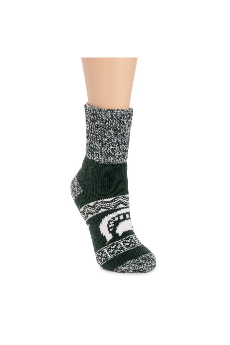 Gameday Unixex Short Heat Retainer Socks, Main, color, Michigan State