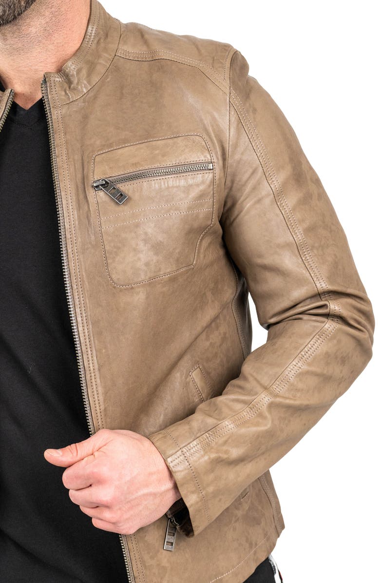 Maceoo Leather Jacket, Alternate, color, 