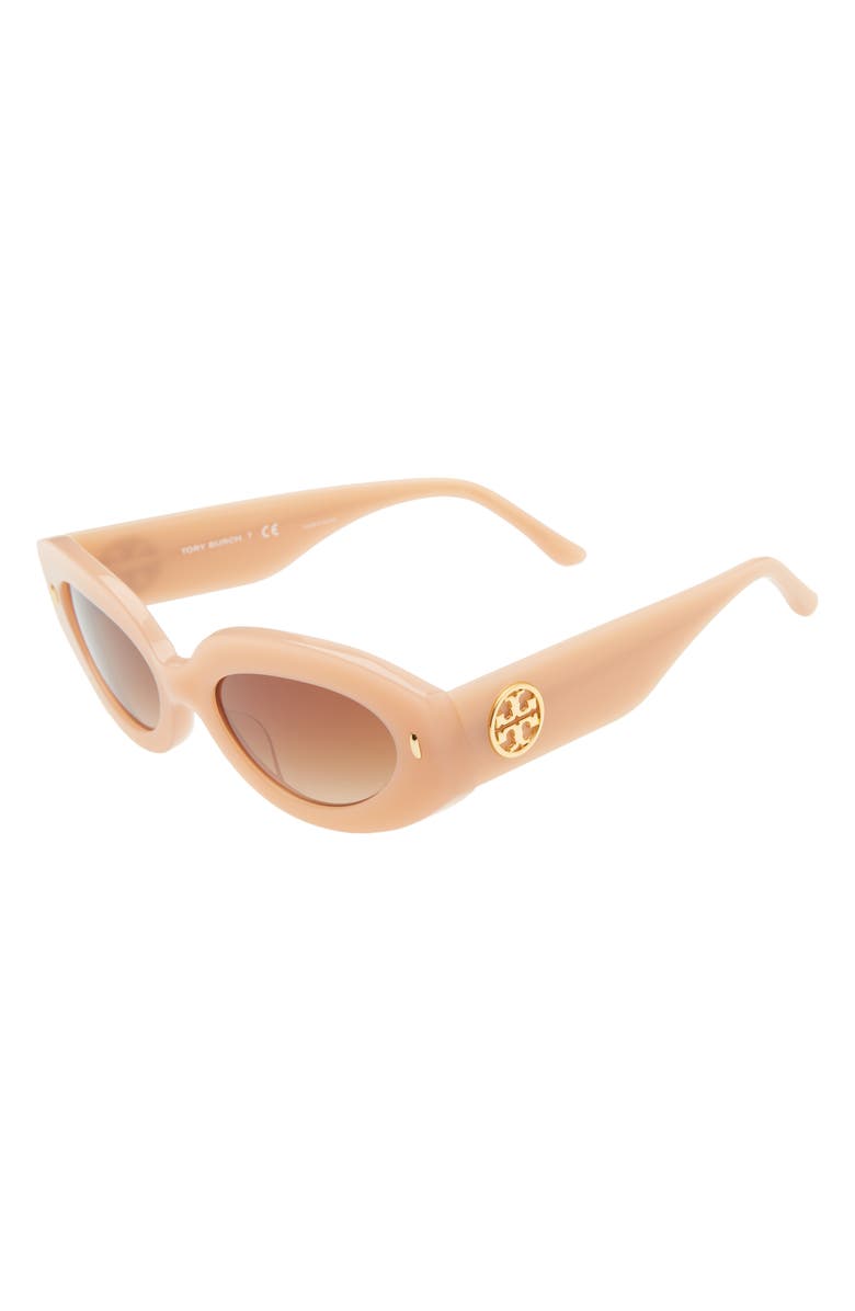 Tory Burch 51mm Gradient Cat Eye Sunglasses, Alternate, color,