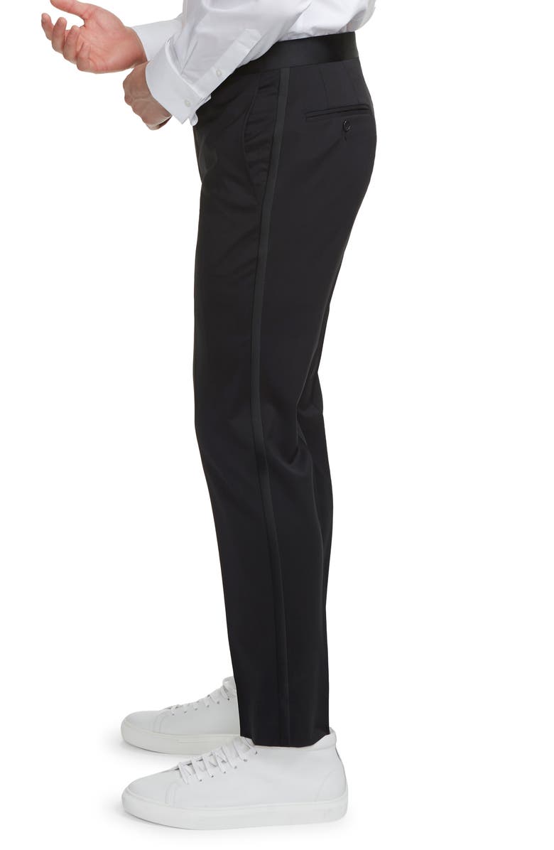 Jack Victor Phoenix Wool Tuxedo Trousers, Alternate, color,