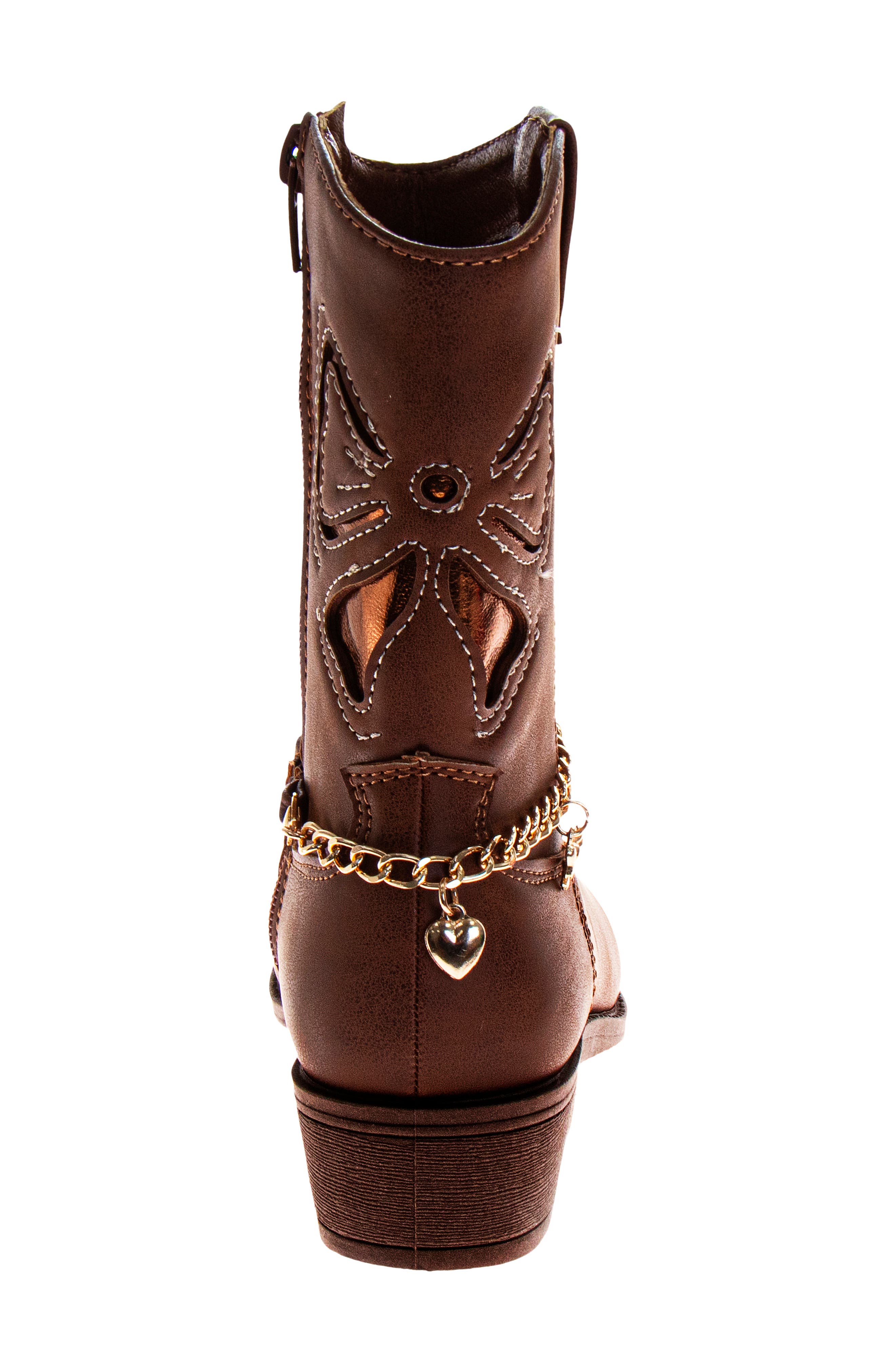 Kids' Western Boot, Alternate, color, BROWN
