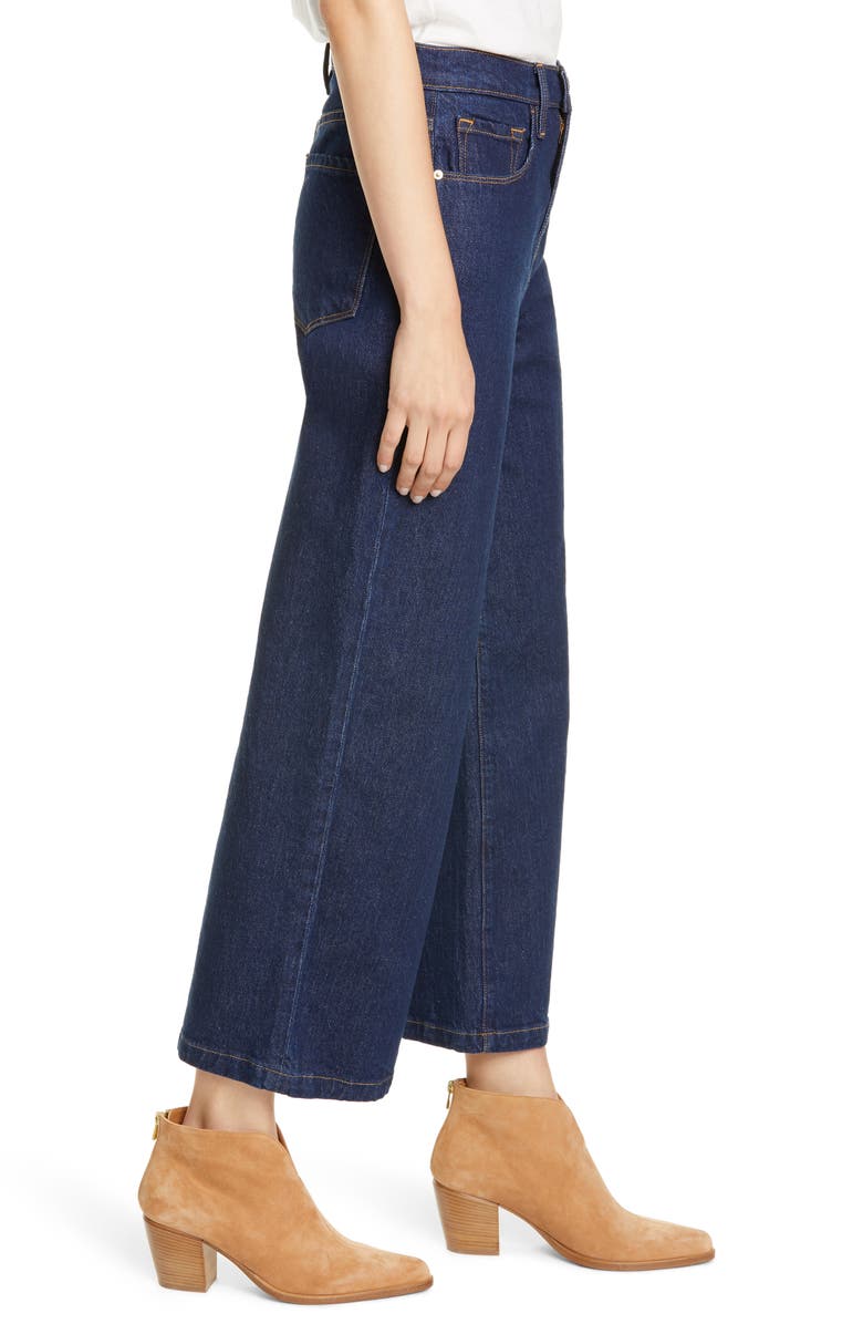 FRAME Ali High Waist Crop Wide Leg Jeans, Alternate, color,