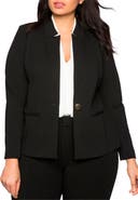 ELOQUII The Ultimate Stretch One-Button Blazer