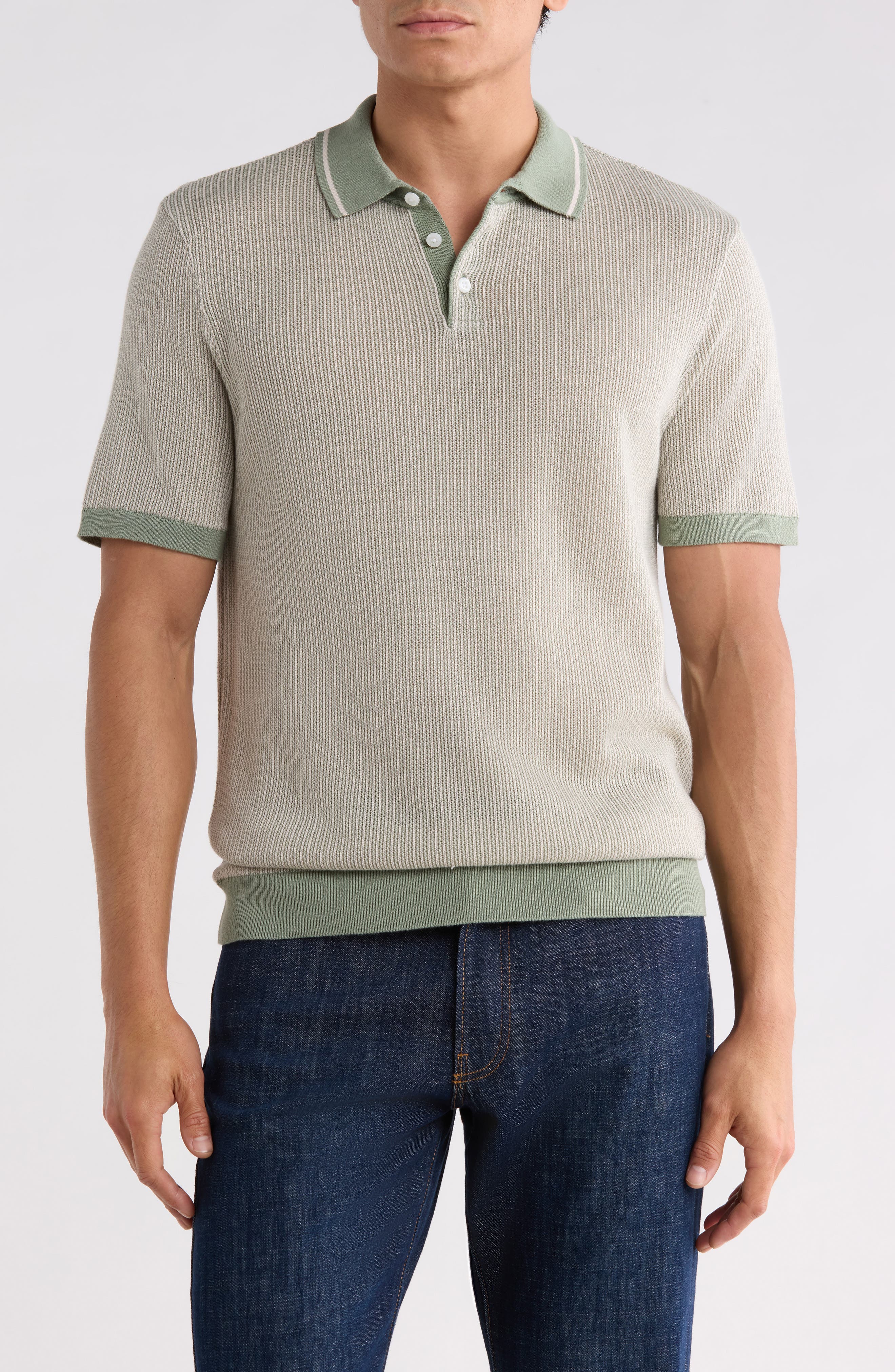 Cotton Polo Sweater