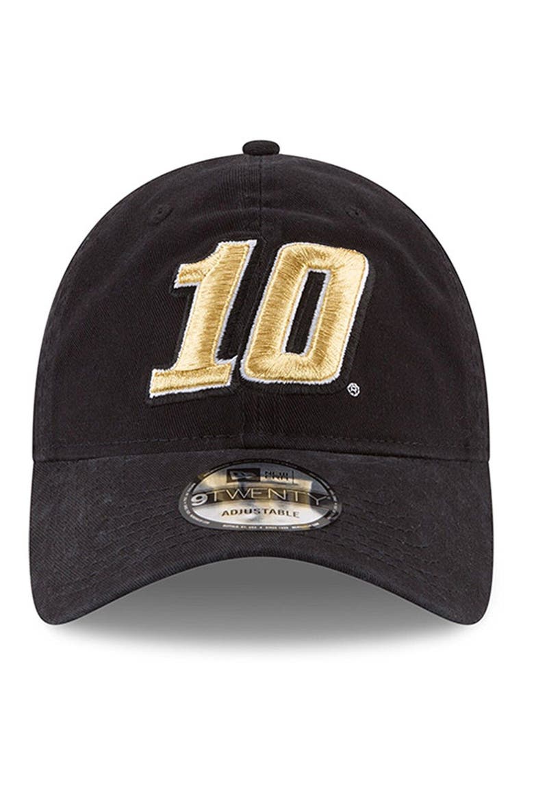Men's New Era Black Aric Almirola Enzyme Washed 9TWENTY Adjustable Hat, Alternate, color, Black