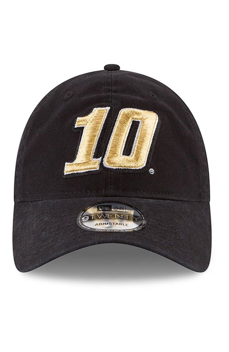 New Era Men's New Era Black Aric Almirola Enzyme Washed 9TWENTY Adjustable Hat, Alternate, color, Black