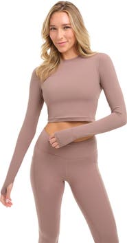 BloqUV Women's Long Sleeve Crop Top for Everyday Sun and UV Protection