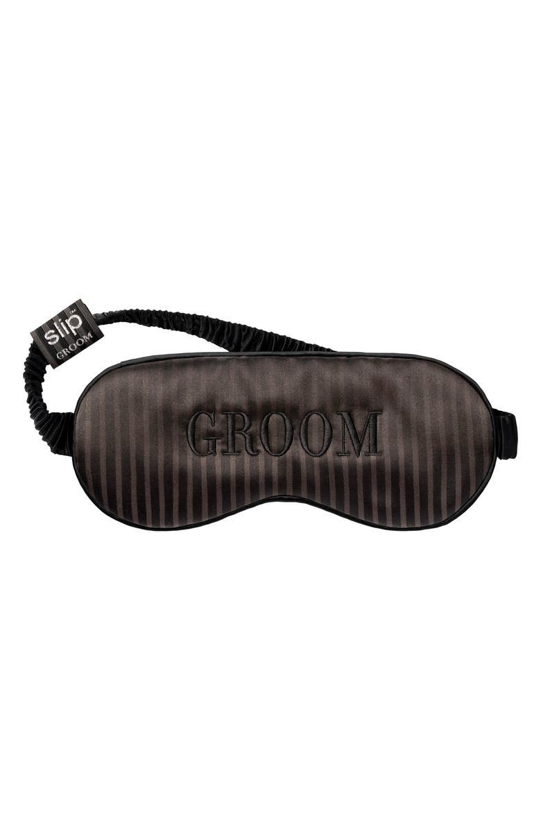 slip Wedding Party Sleep Mask, Main, color, Groom