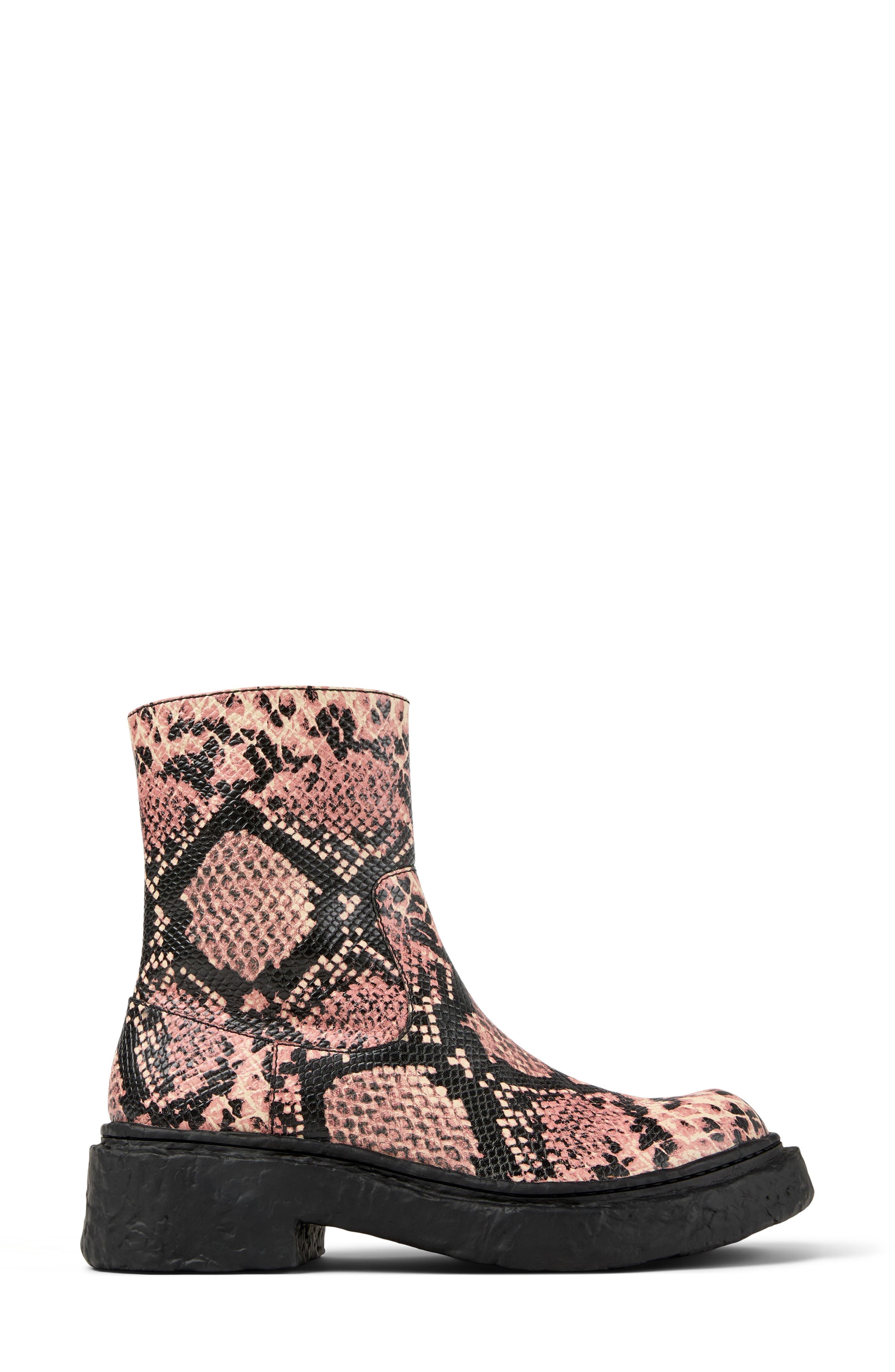 Lab Vamonos Snakeskin Embossed Boot, Alternate, color, MULTI - PINK