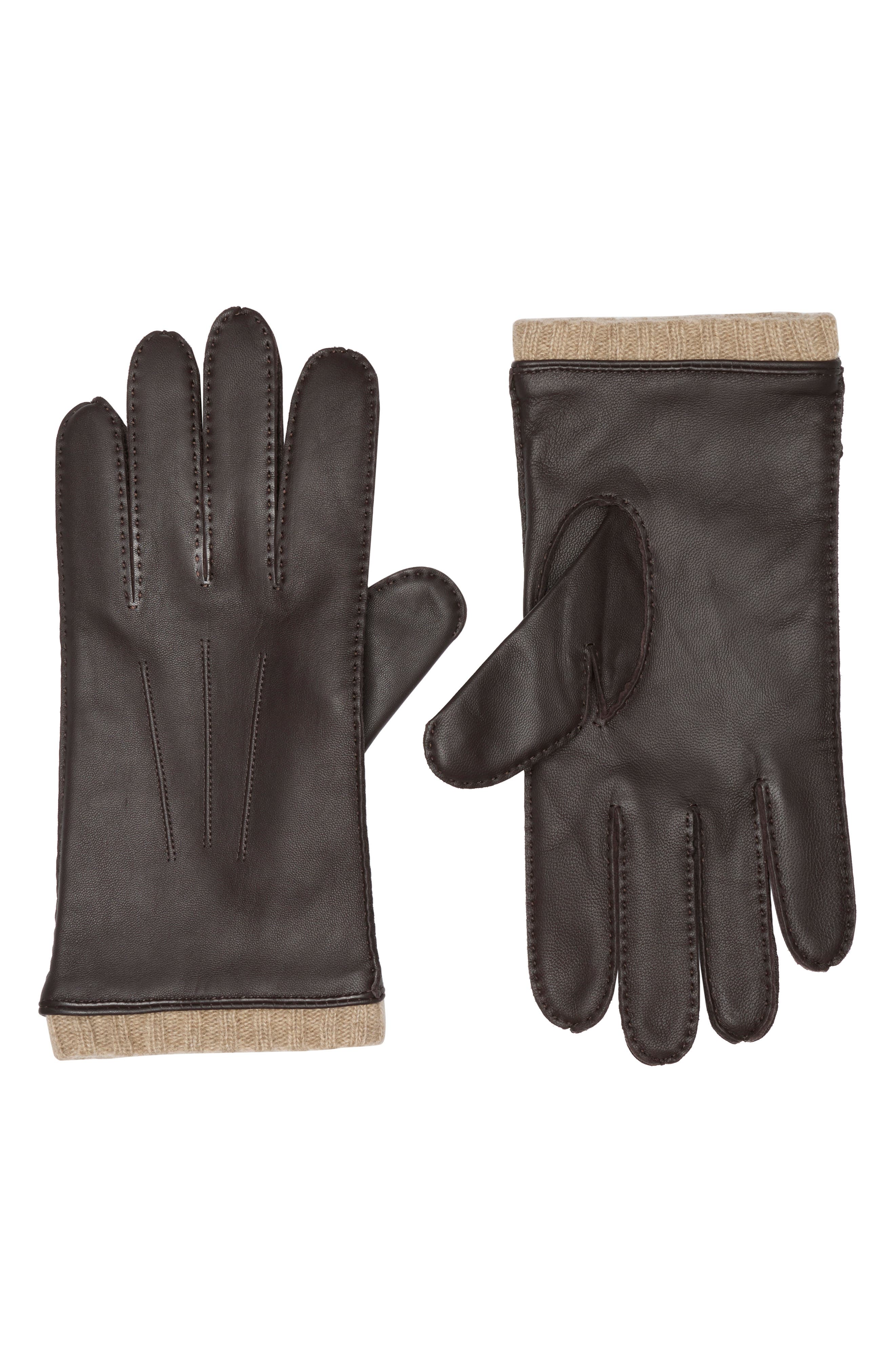 Hand-Stitched Leather Gloves