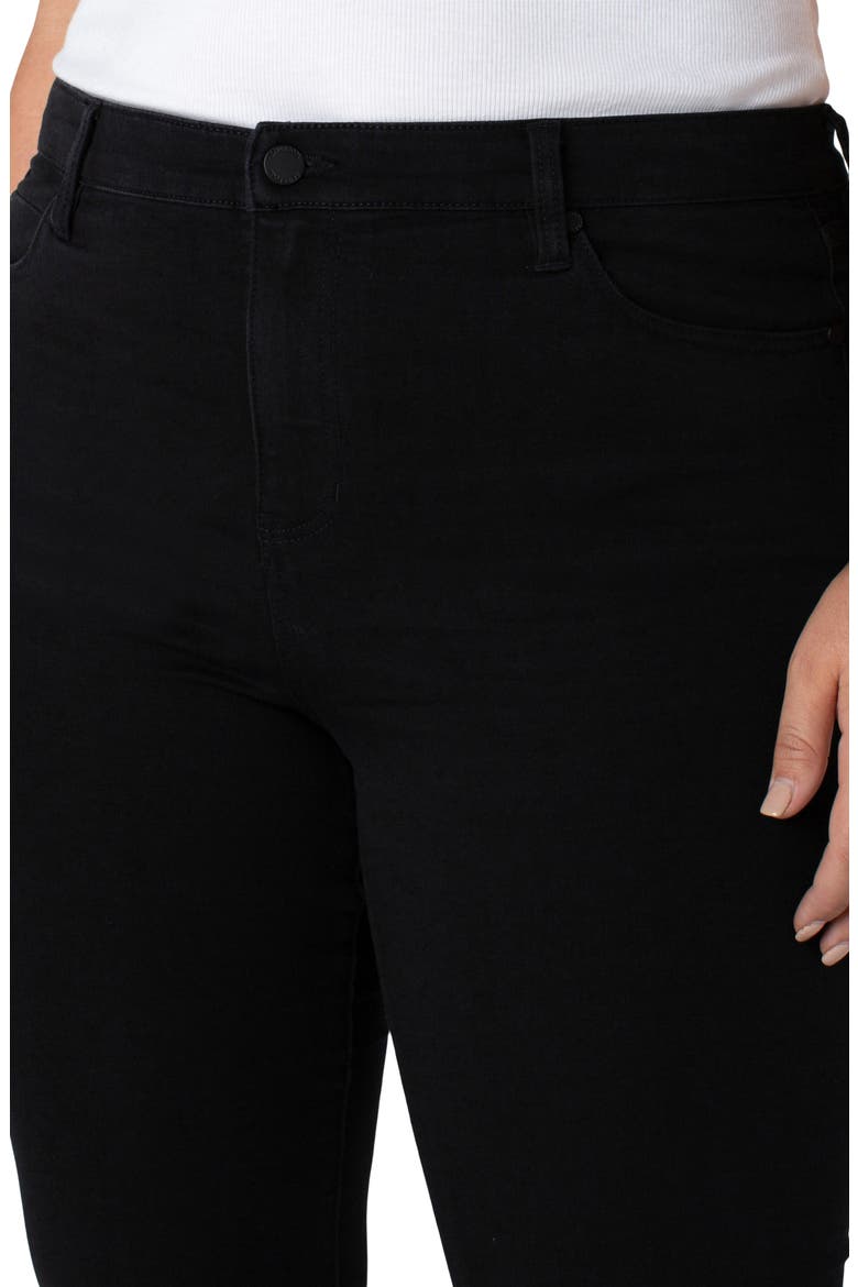 Liverpool Abby Stretch Skinny Jeans, Alternate, color, BLACK RINS