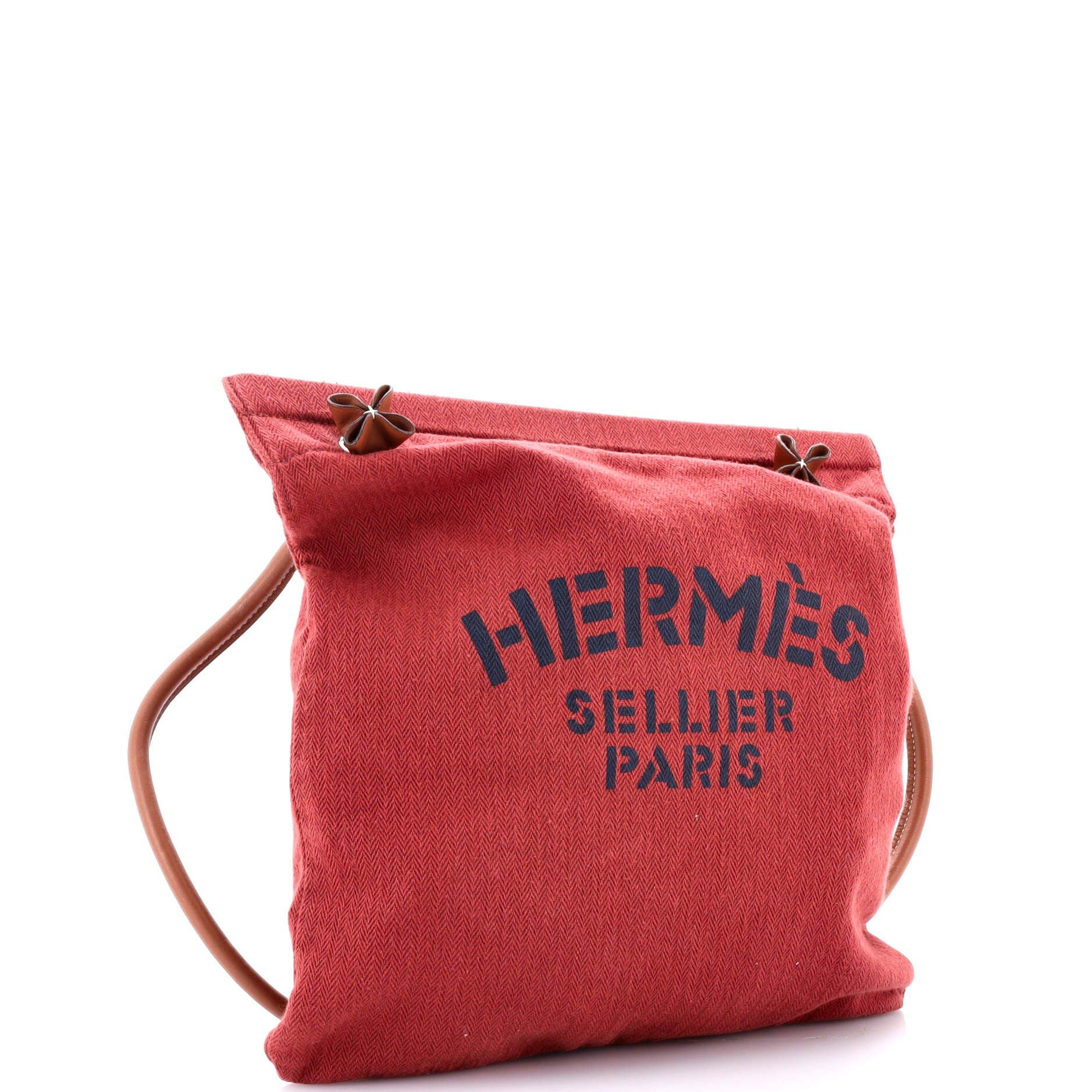 Pre-Owned Hermes Aline Bag Toile MM, Alternate, color, 