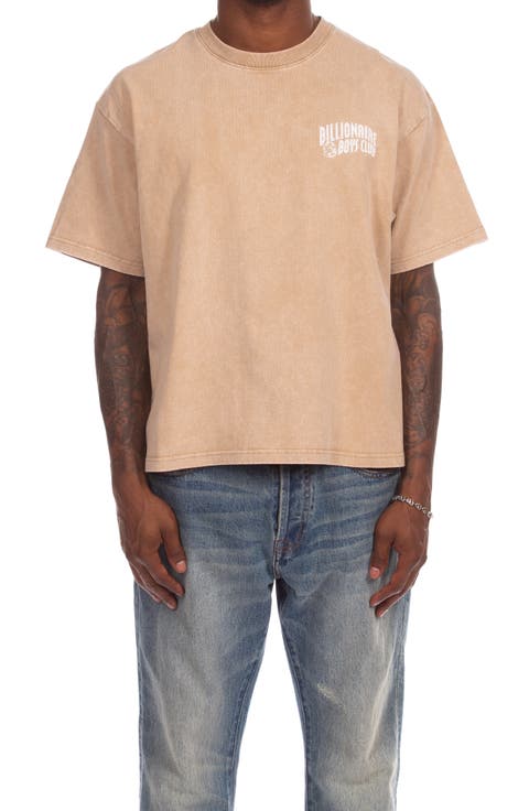Faded Curve Graphic T-Shirt