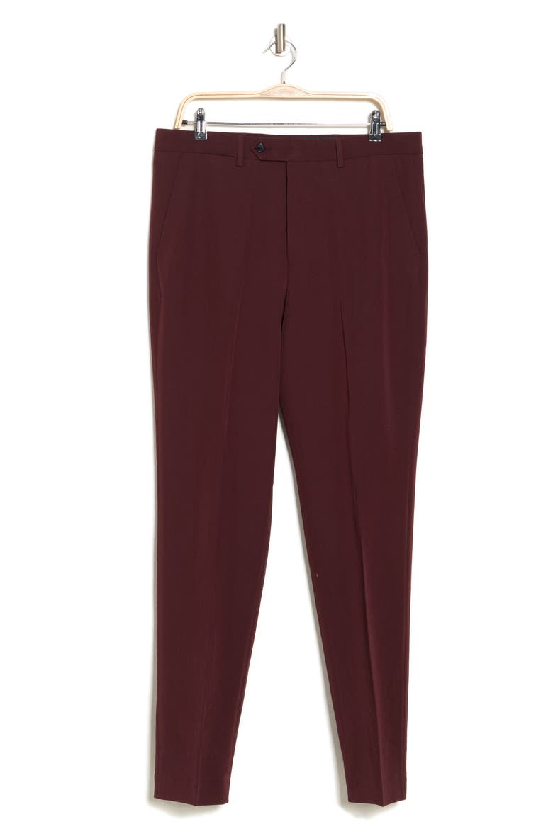 Anchor Dress Pants, Alternate, color, BURGUNDY