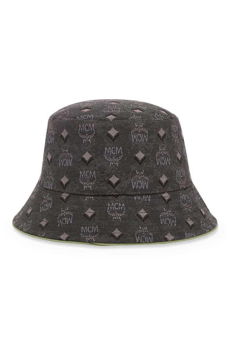 Jacquard Bucket Hat, Main, color, DARK GREY