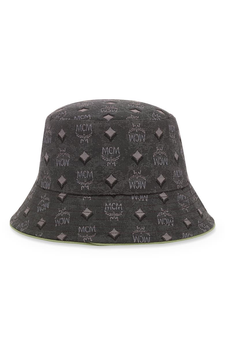 MCM Jacquard Bucket Hat, Main, color,