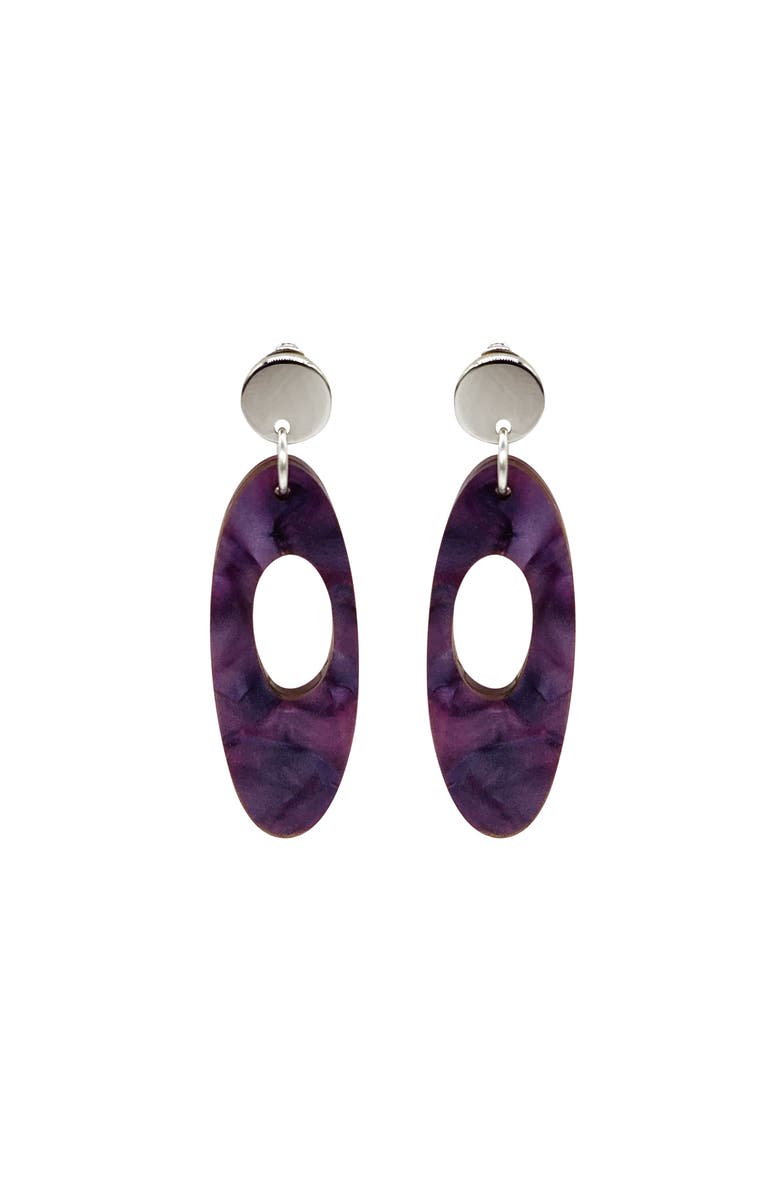 Toolally Hepworth Earrings, Main, color, Amethyst