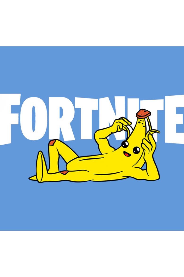 Boy's Fortnite Peel Yourself Logo  Performance Graphic T-Shirt, Alternate, color, Royal Blue Heather