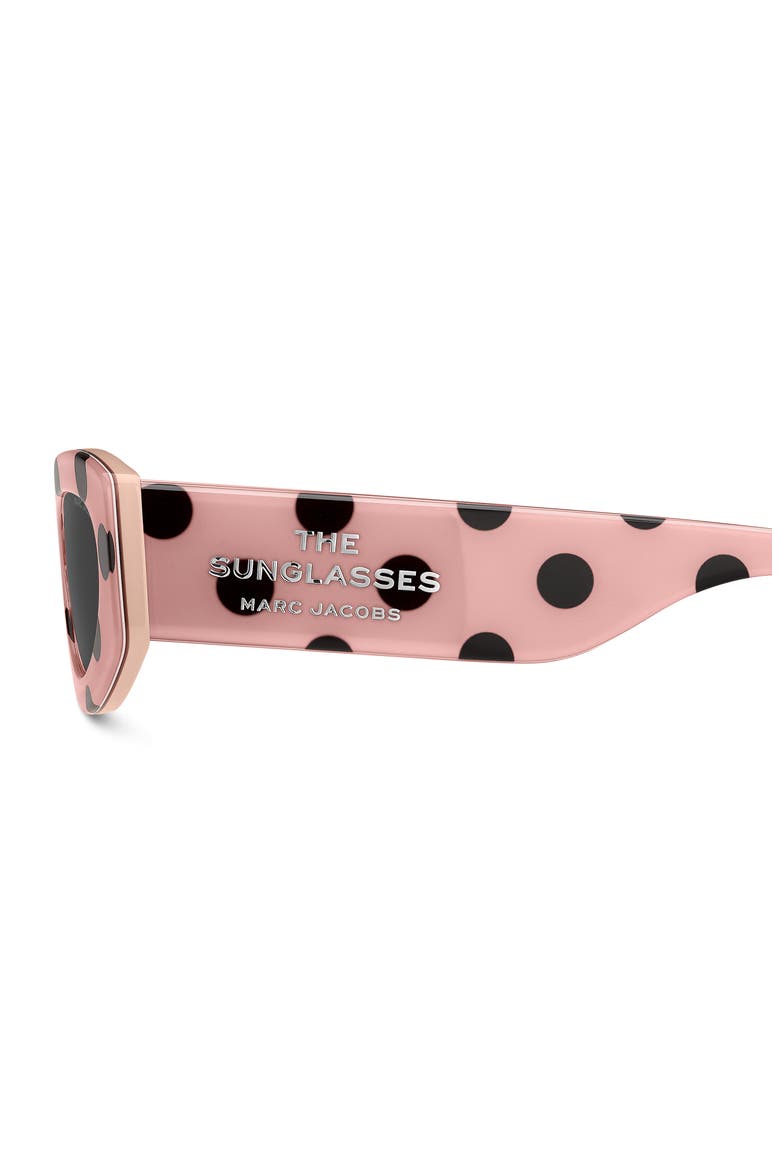 51mm Oval Sunglasses, Alternate, color, PINK BLACK/ GREY