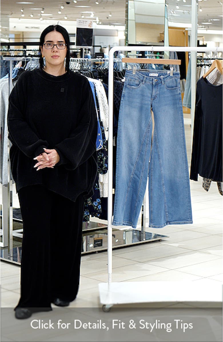 Low Rise Wide Leg Jeans, sales video thumbnail