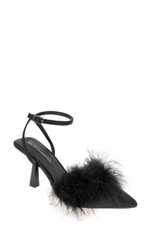 bcbg Iliana Ankle Strap Pump in Black 