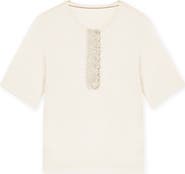 Fortela Cherry Crochet T-Shirt