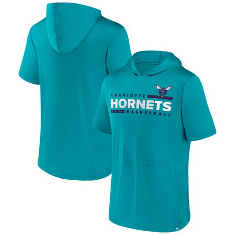 Men's Fanatics Branded Teal Charlotte Hornets Possession Hoodie T-Shirt