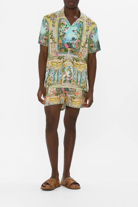 Short Sleeve Camp Collared Shirt Tales Of Topkapi Palace