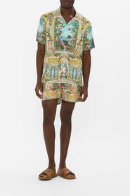 Camilla Short Sleeve Camp Collared Shirt Tales Of Topkapi Palace