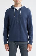 johnnie-O Zoeller Textured Half Zip Hoodie