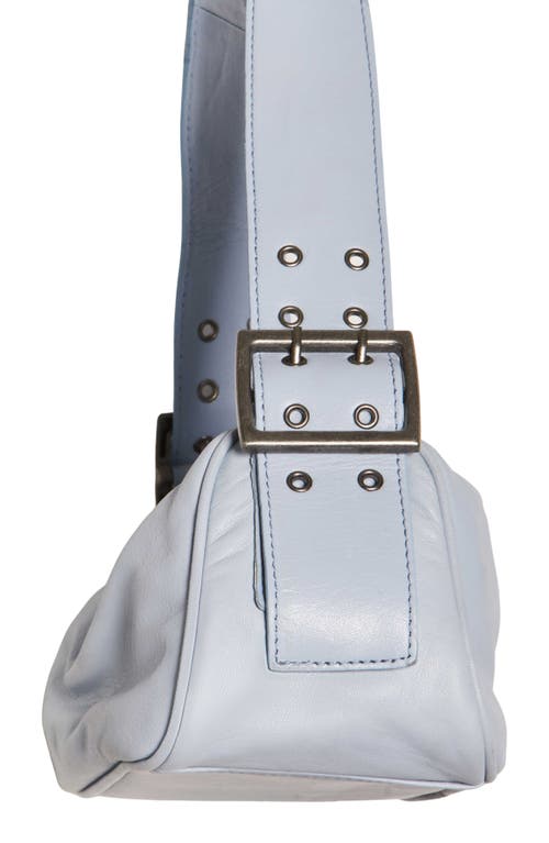 Free People Army Candy Leather Baguette Bag In Blue