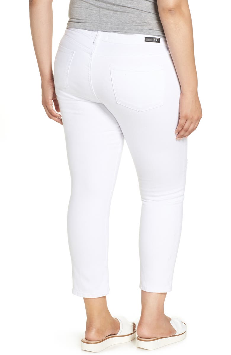 KUT from the Kloth Catherine Straight Leg Ankle Jeans, Alternate, color, 