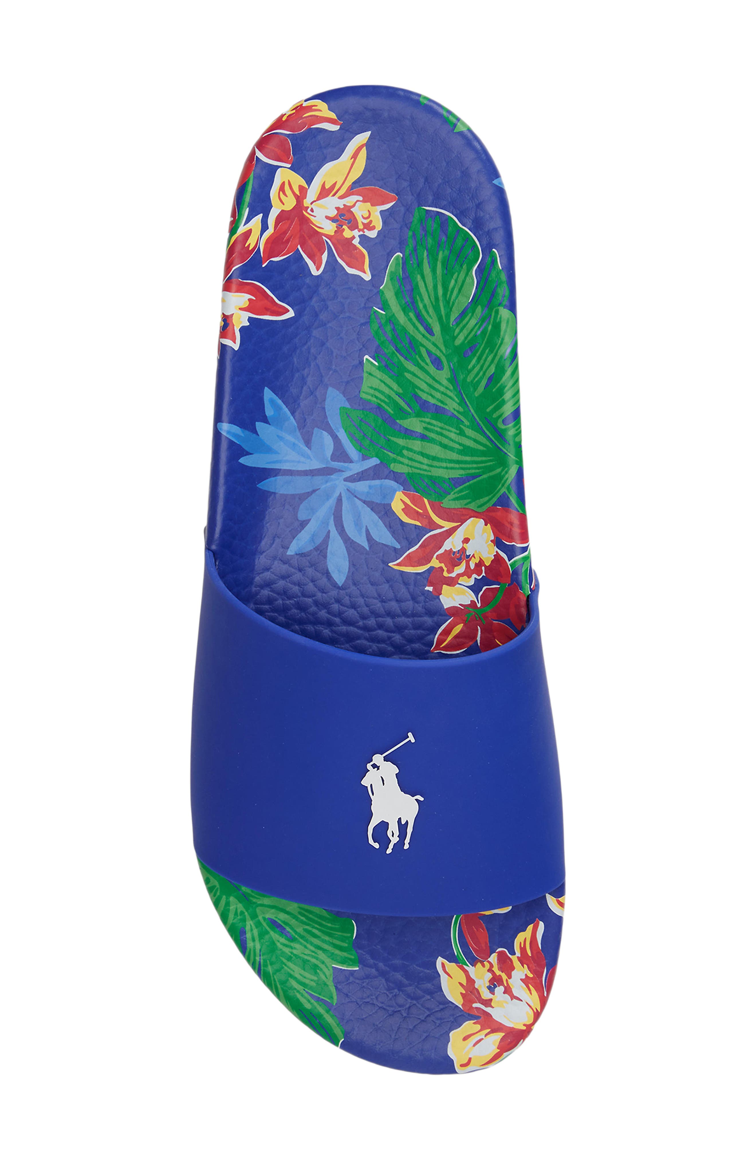 Signature Pony Slide, Alternate, color, TROPICAL ROYAL
