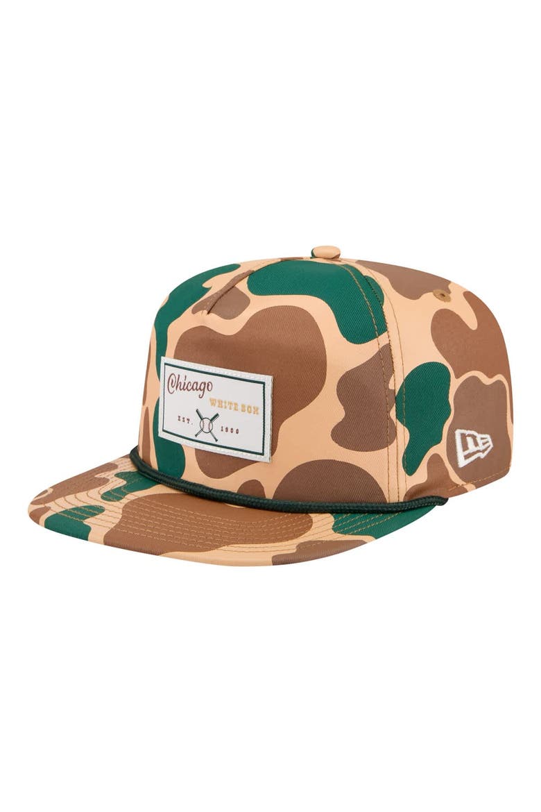 Men's New Era  Camo Chicago White Sox Duck 19TWENTY Adjustable Hat, Main, color, Camo
