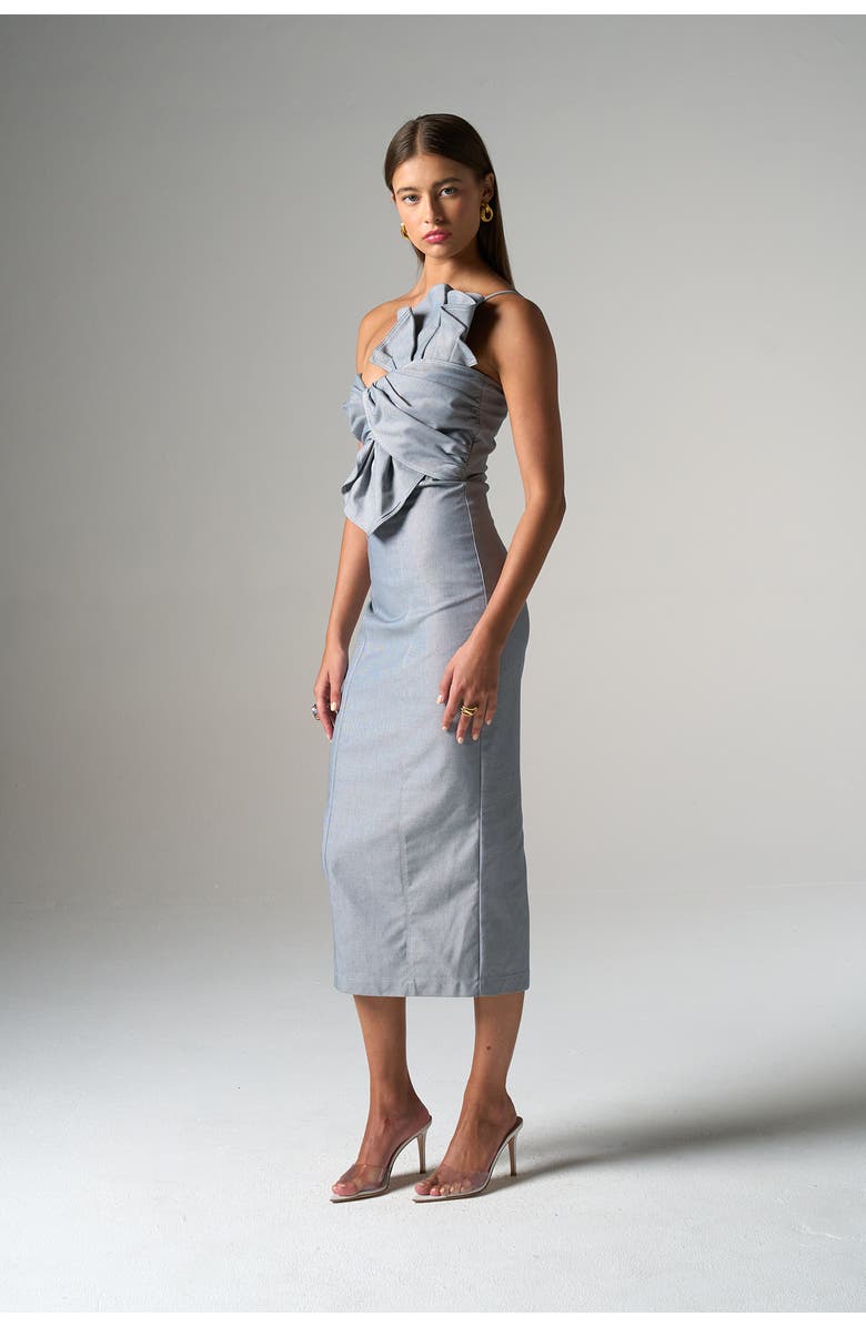 JBQ Ivana Dress, Alternate, color, Denim