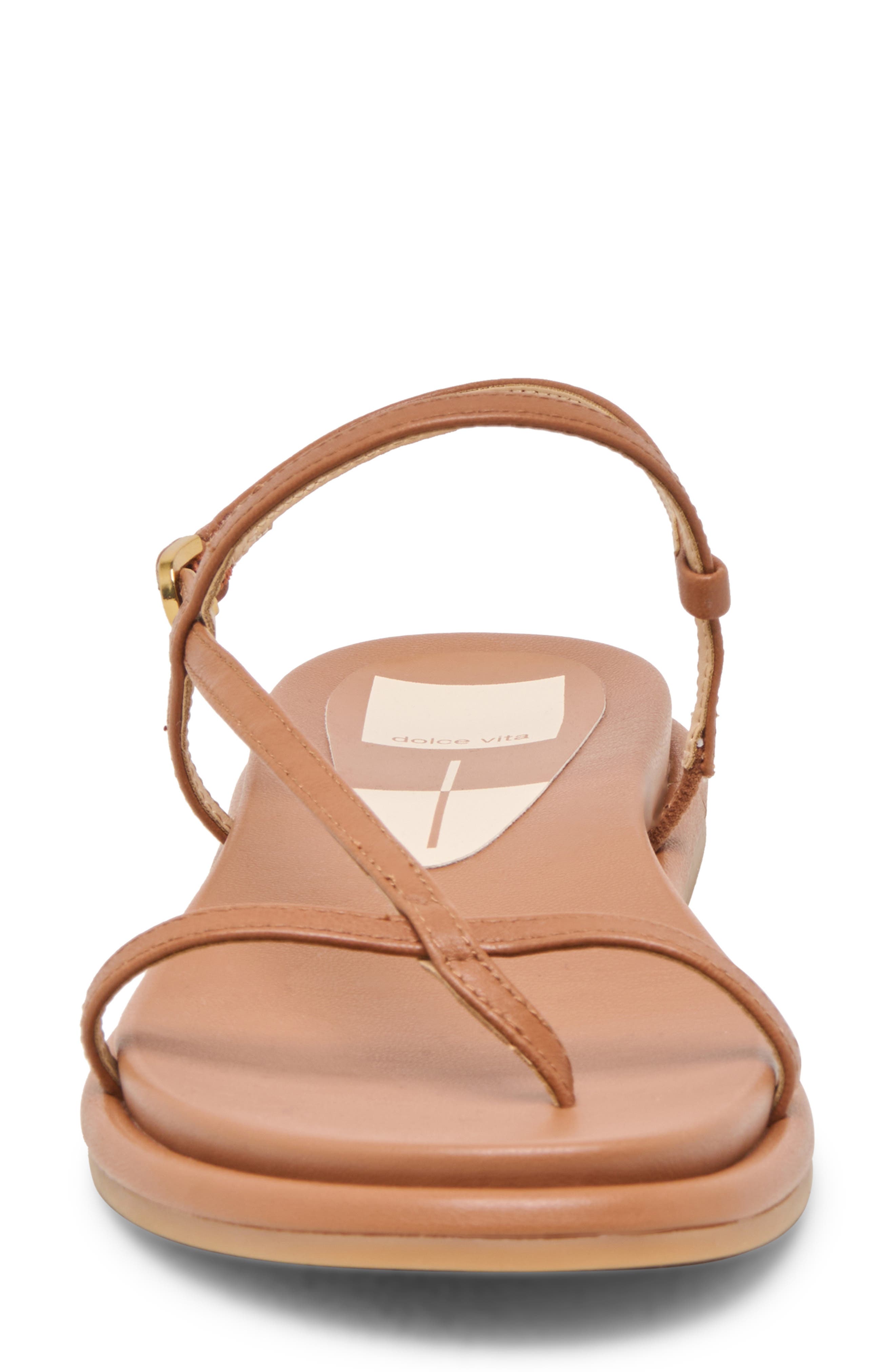 Dolce Vita Dallen Strappy Sandal, Alternate, color, Saddle Leather
