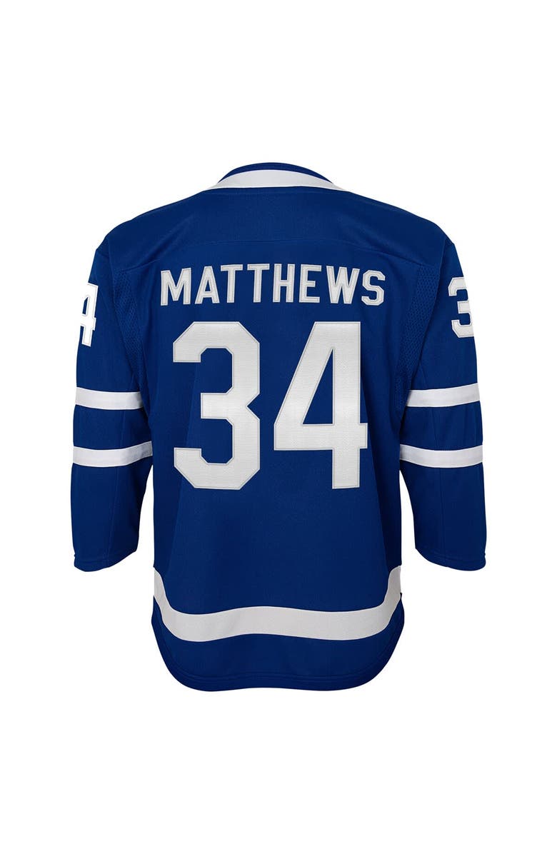 Outerstuff Youth Auston Matthews Blue Toronto Maple Leafs Home Premier Player Jersey, Alternate, color, Blue