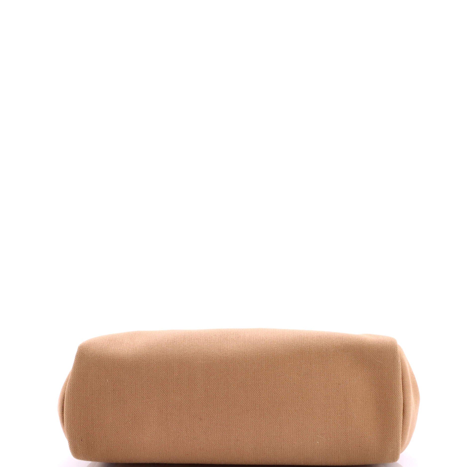 Pre-Owned Hermes Herbag Zip Leather and Toile 31, Alternate, color, Bleu Saphir