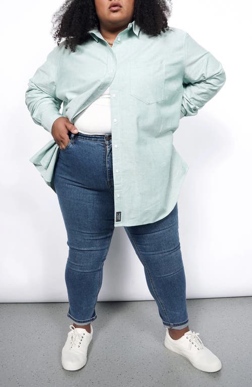 Wildfang The Essential Long Sleeve Oversized Wrap Button Up