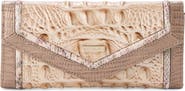 Brahmin Veronica Croc Embossed Leather Wallet