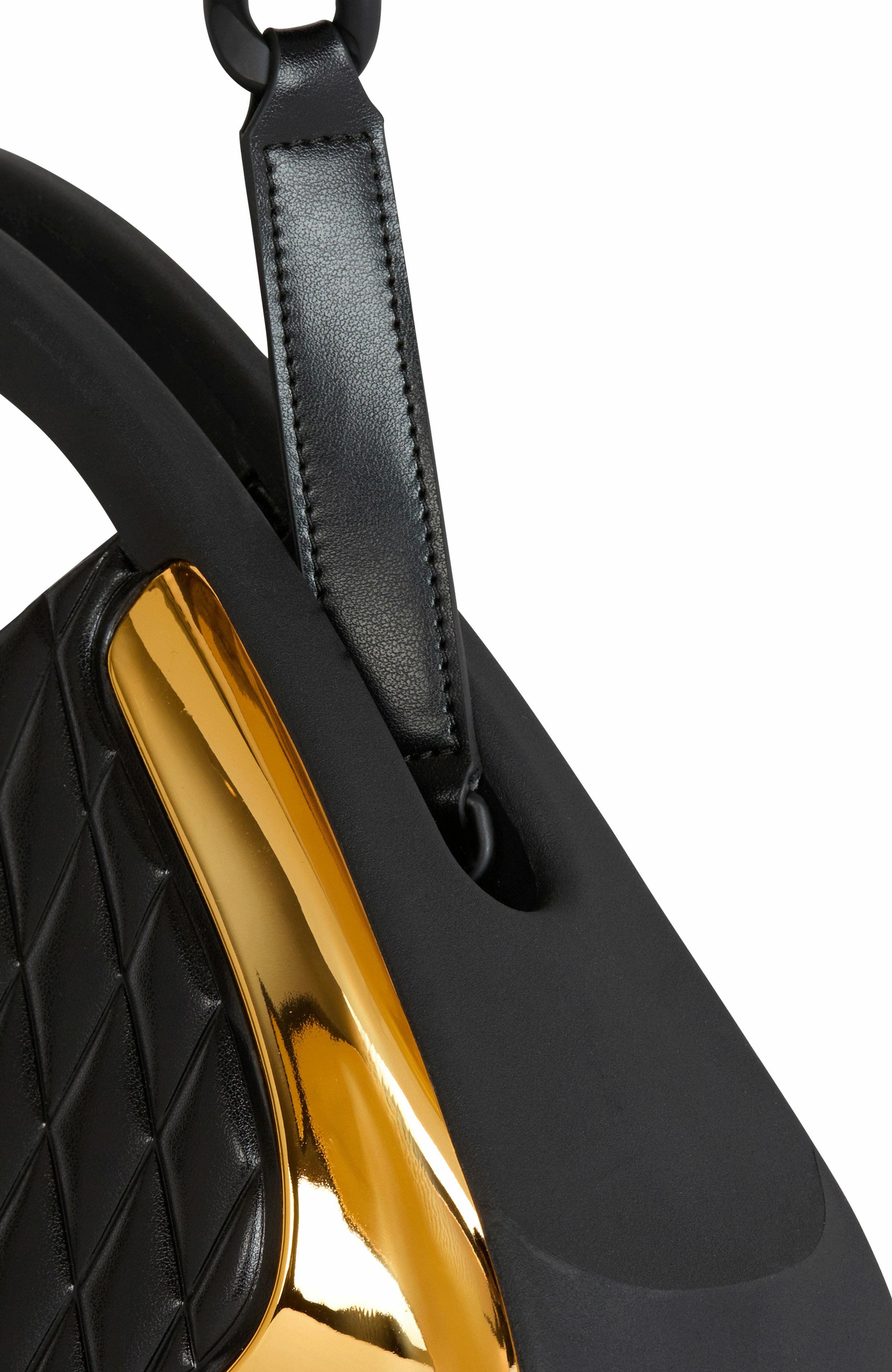 Balmain Quilted Medium Jolie Madame Bag, Alternate, color, 