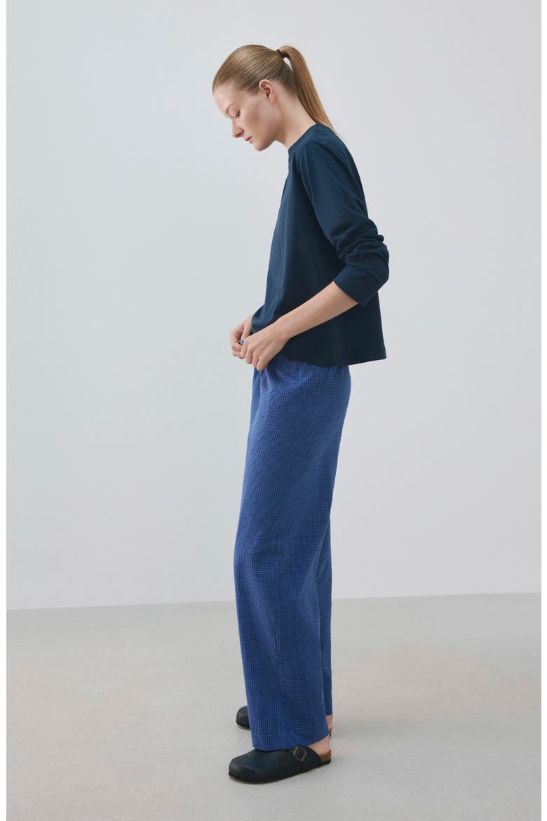 Cotton Pajamas, Alternate, color, NAVY