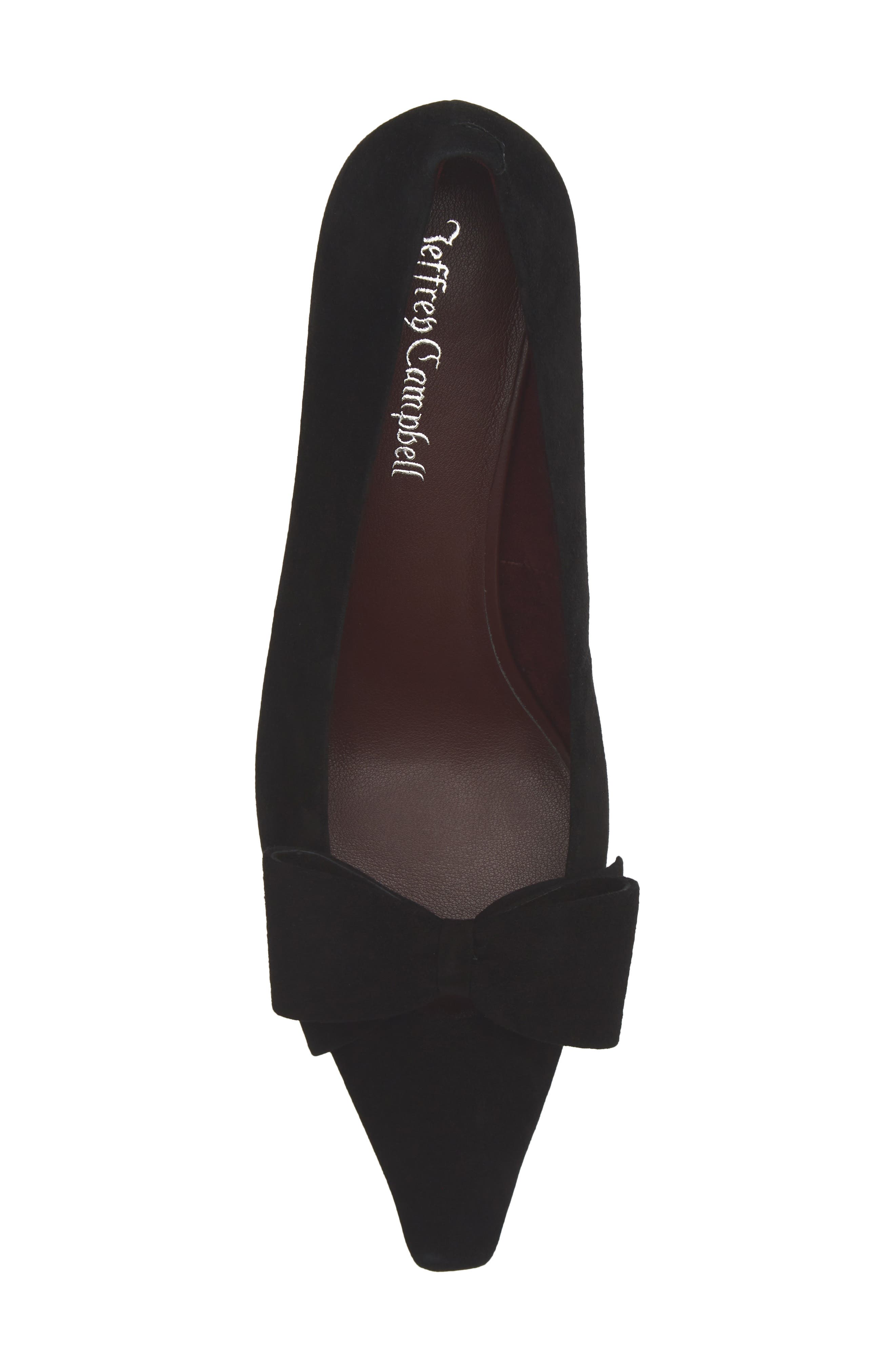 Manors Pointed Toe Pump, Alternate, color, BLACK SUEDE