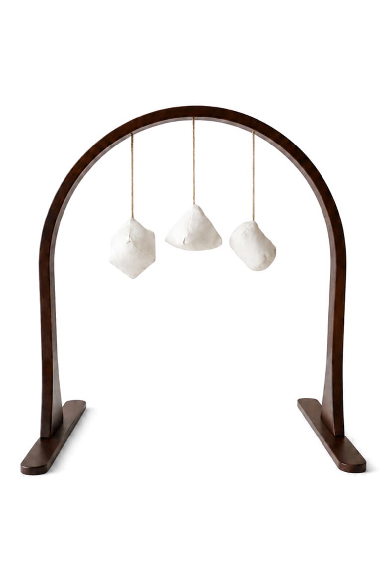 Wooden Play Arch, Main, color, WALNUT