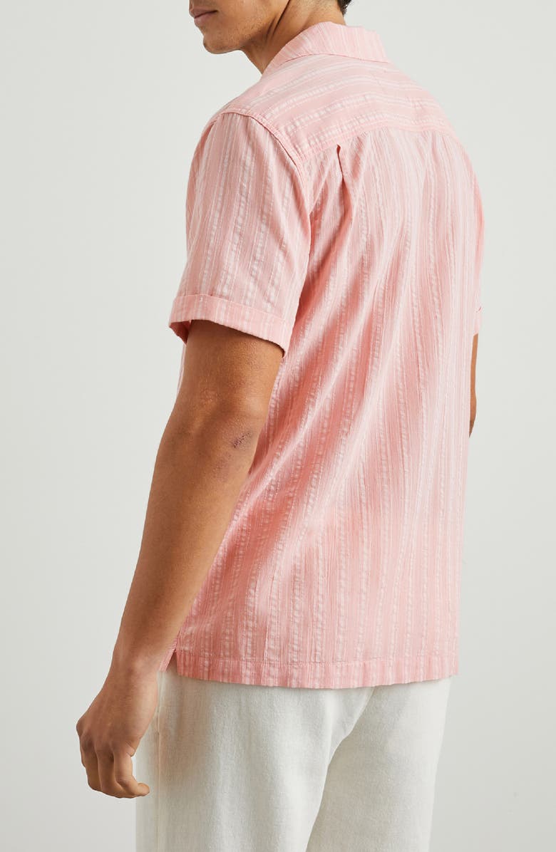 Rails Vice Stripe Short Sleeve Guayabera Shirt, Alternate, color,