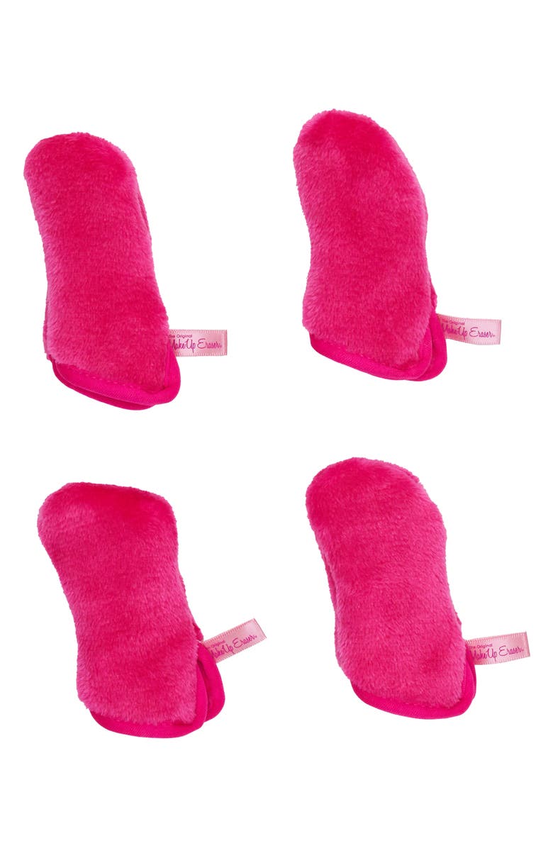 The Original MakeUp Eraser 4-Count Eye MITTs with Laundry Bag, Alternate, color, Pink
